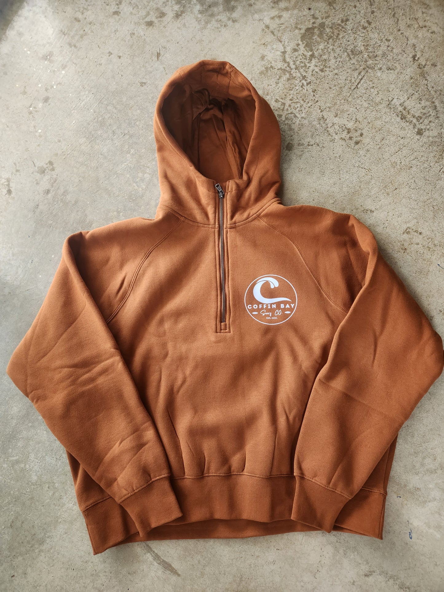 Women's hooded zip jumper