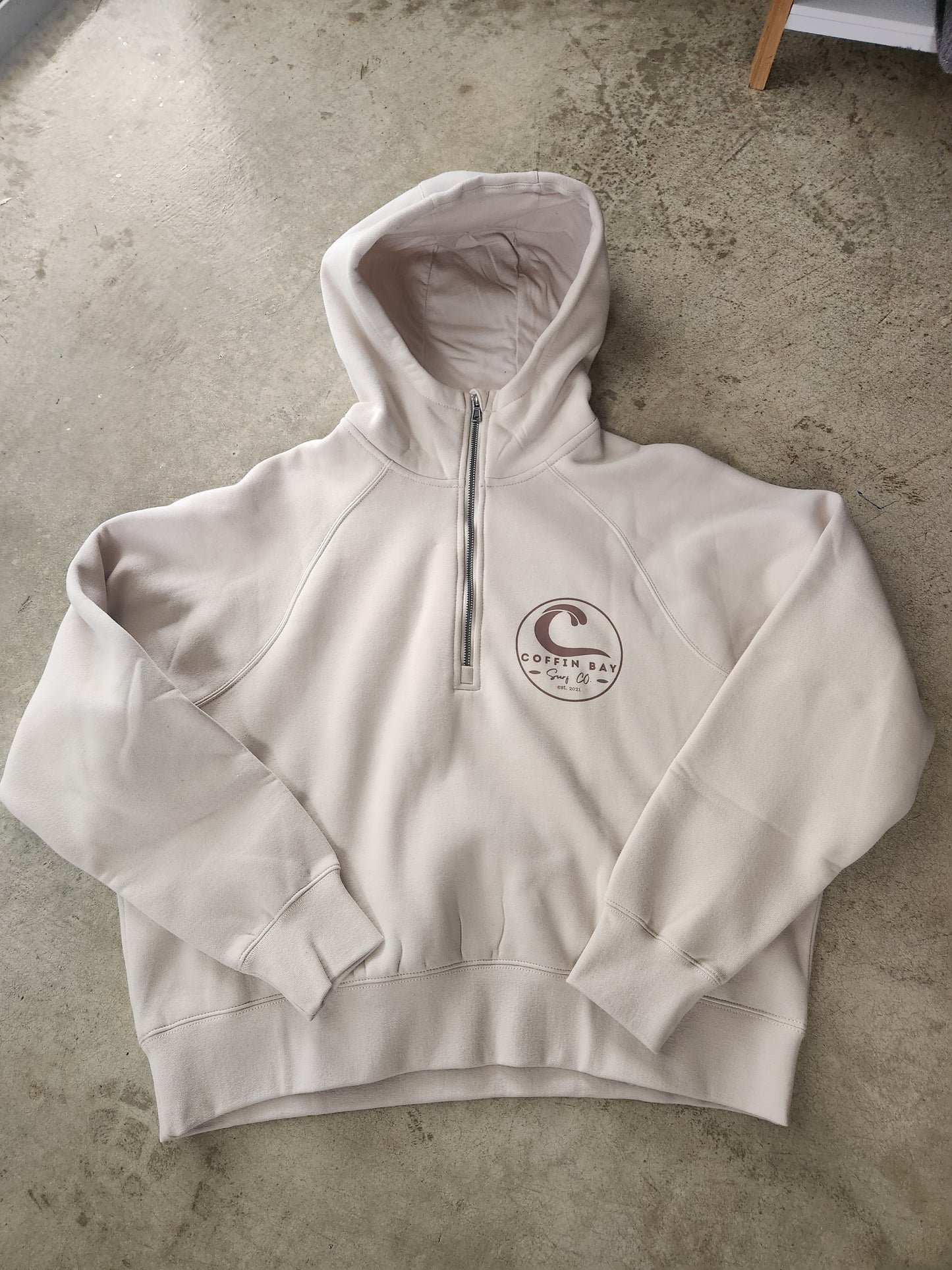 Women's hooded zip jumper
