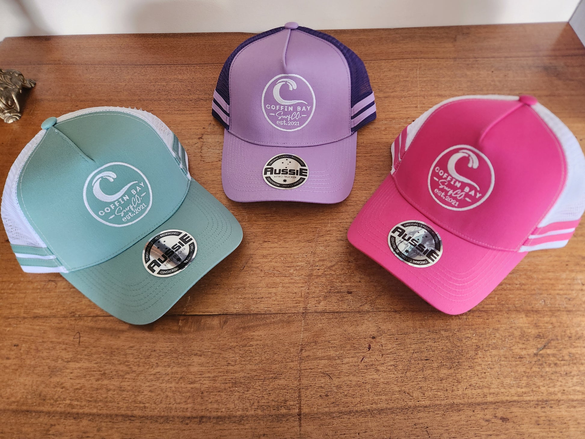 Ponytail Trucker Caps – Coffin Bay Surf co - Main Image