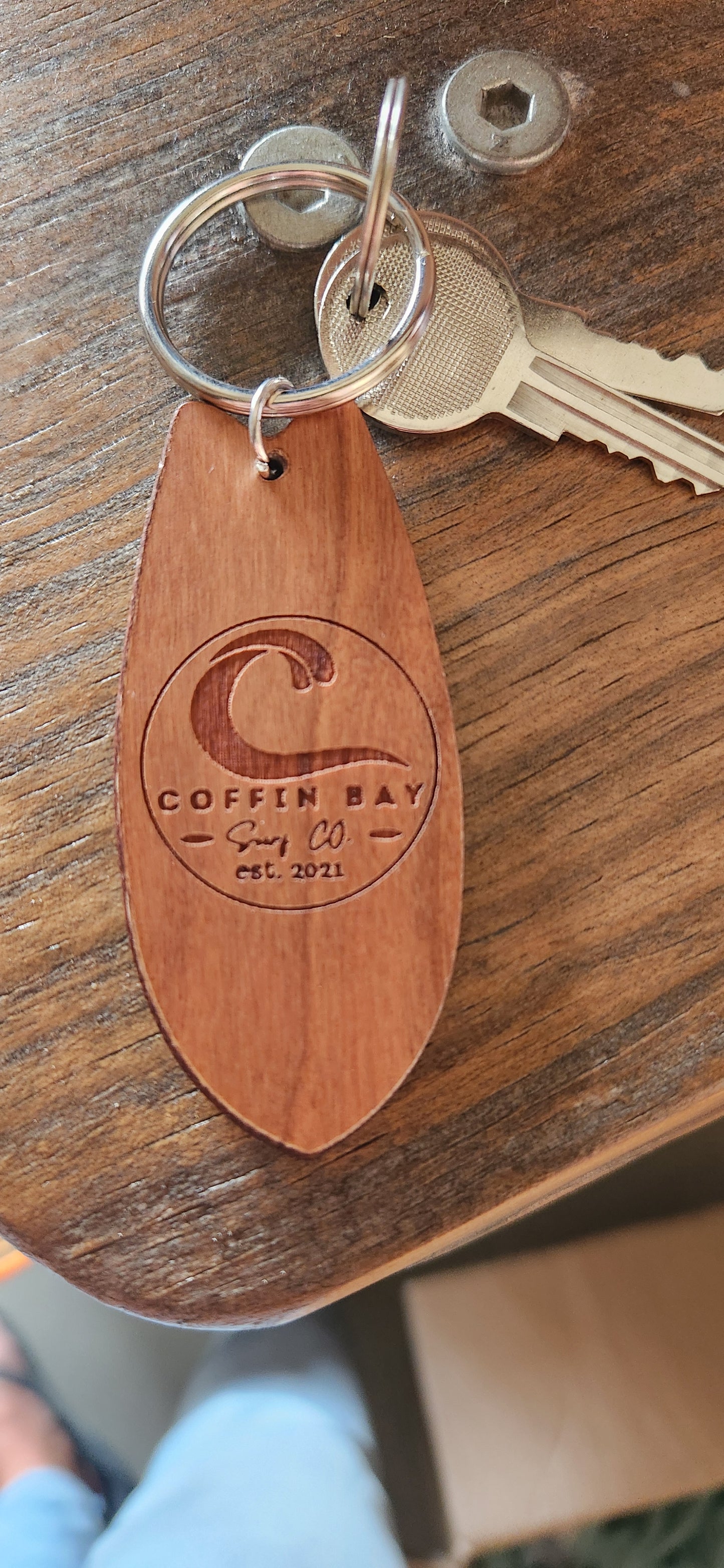 Coffin Bay Surf co Keyring