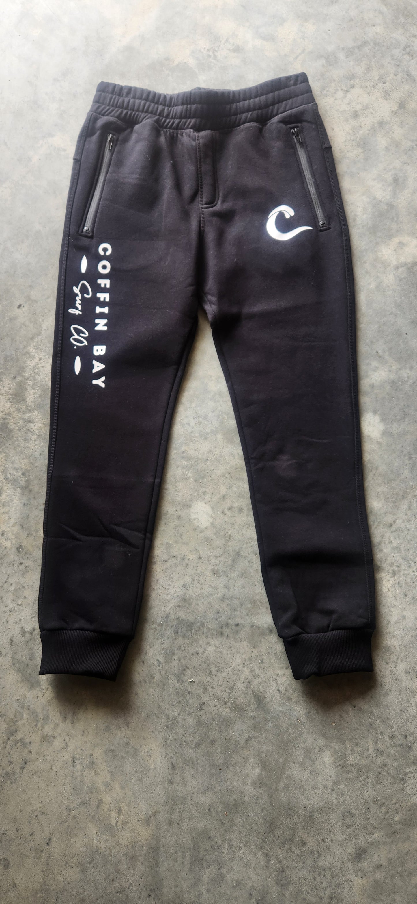 Men's black trackpants