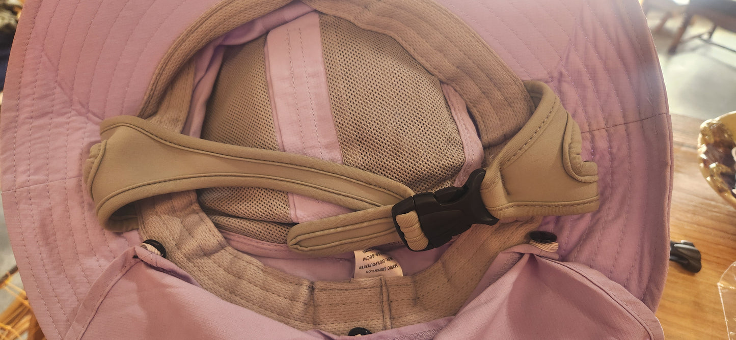 Surf or sailing hat with chin strap