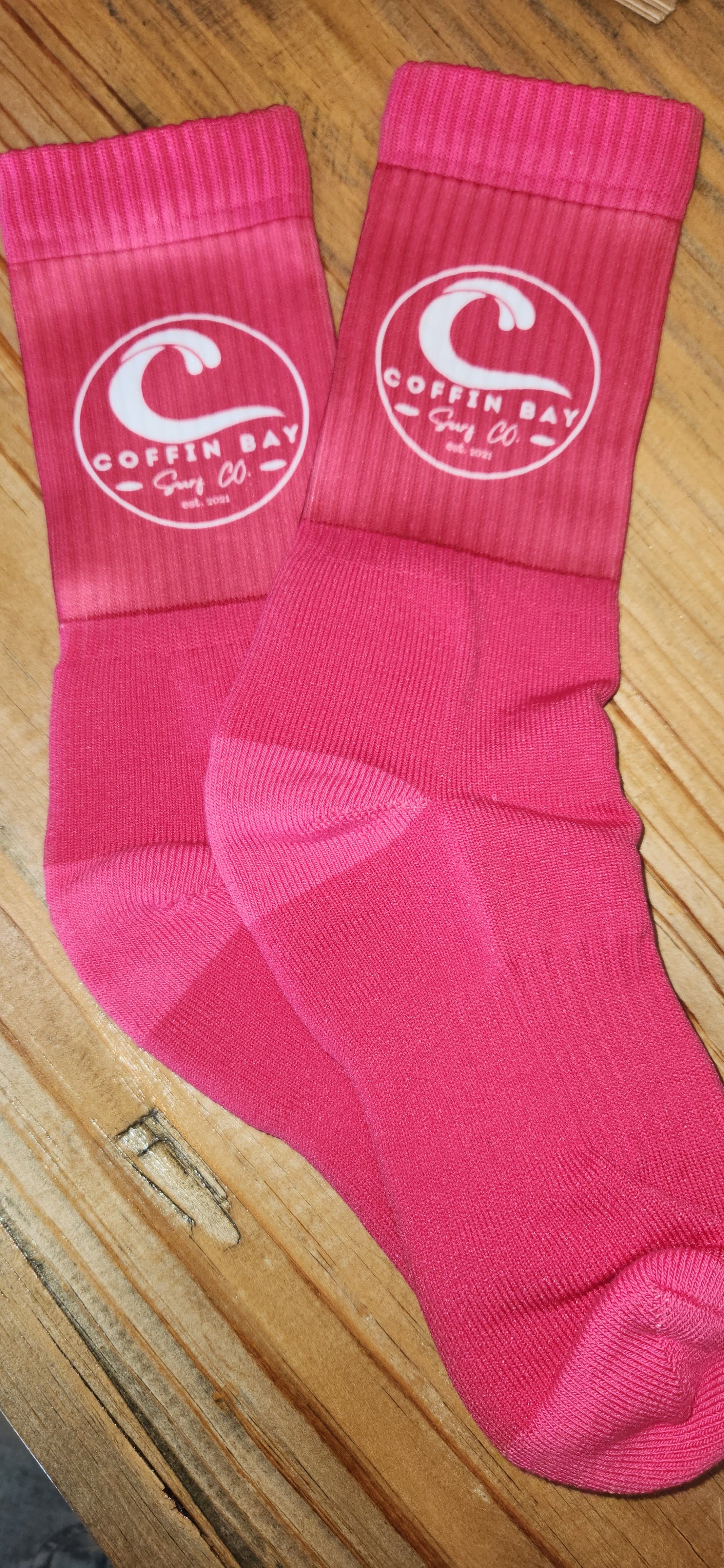 Pink custom sock