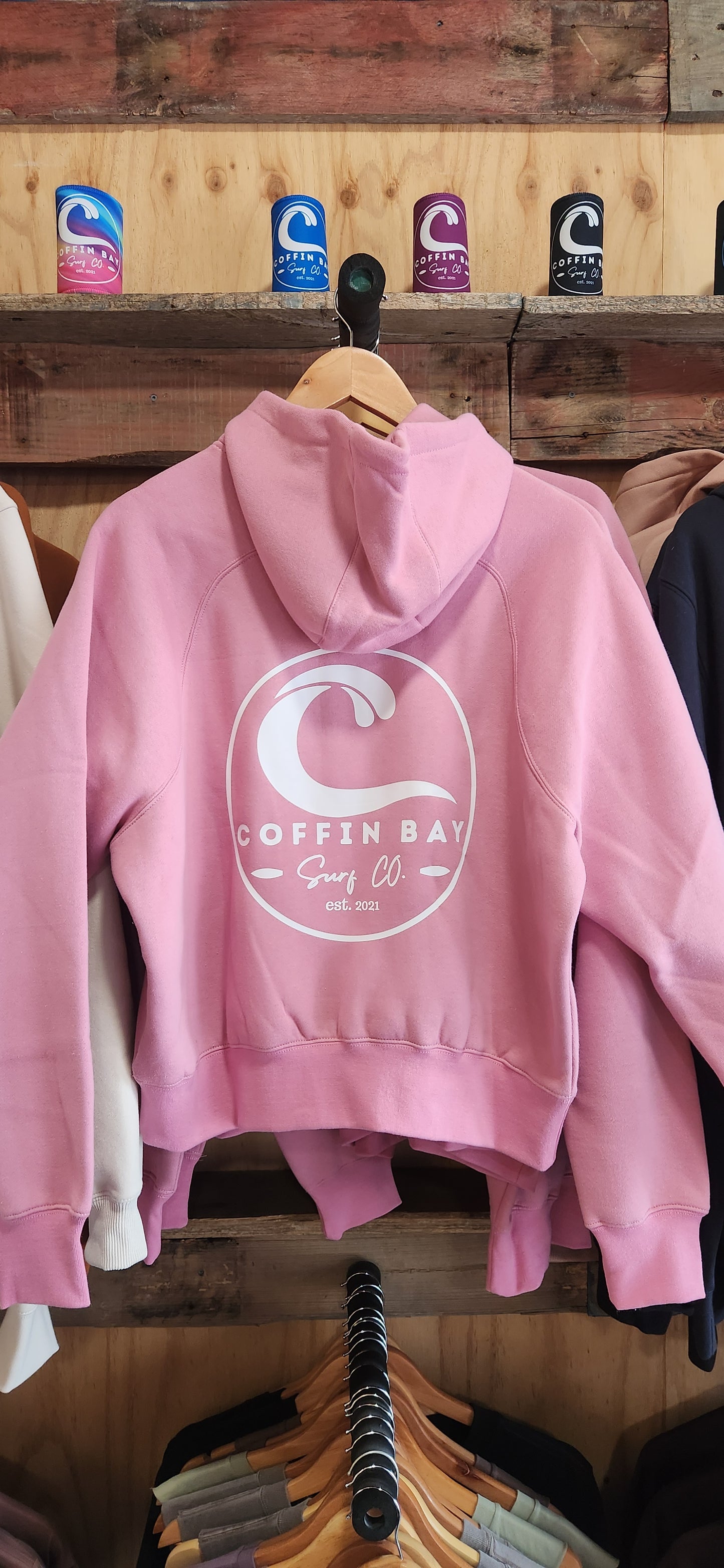 Women's hooded zip jumper