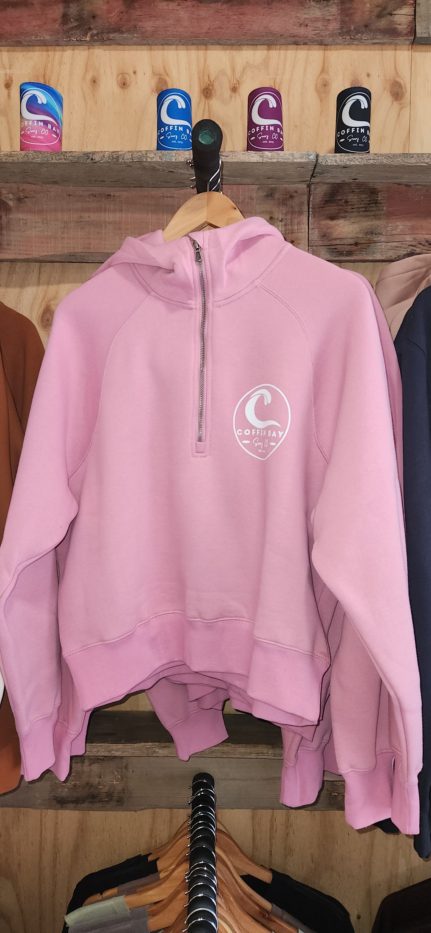 Women's hooded zip jumper